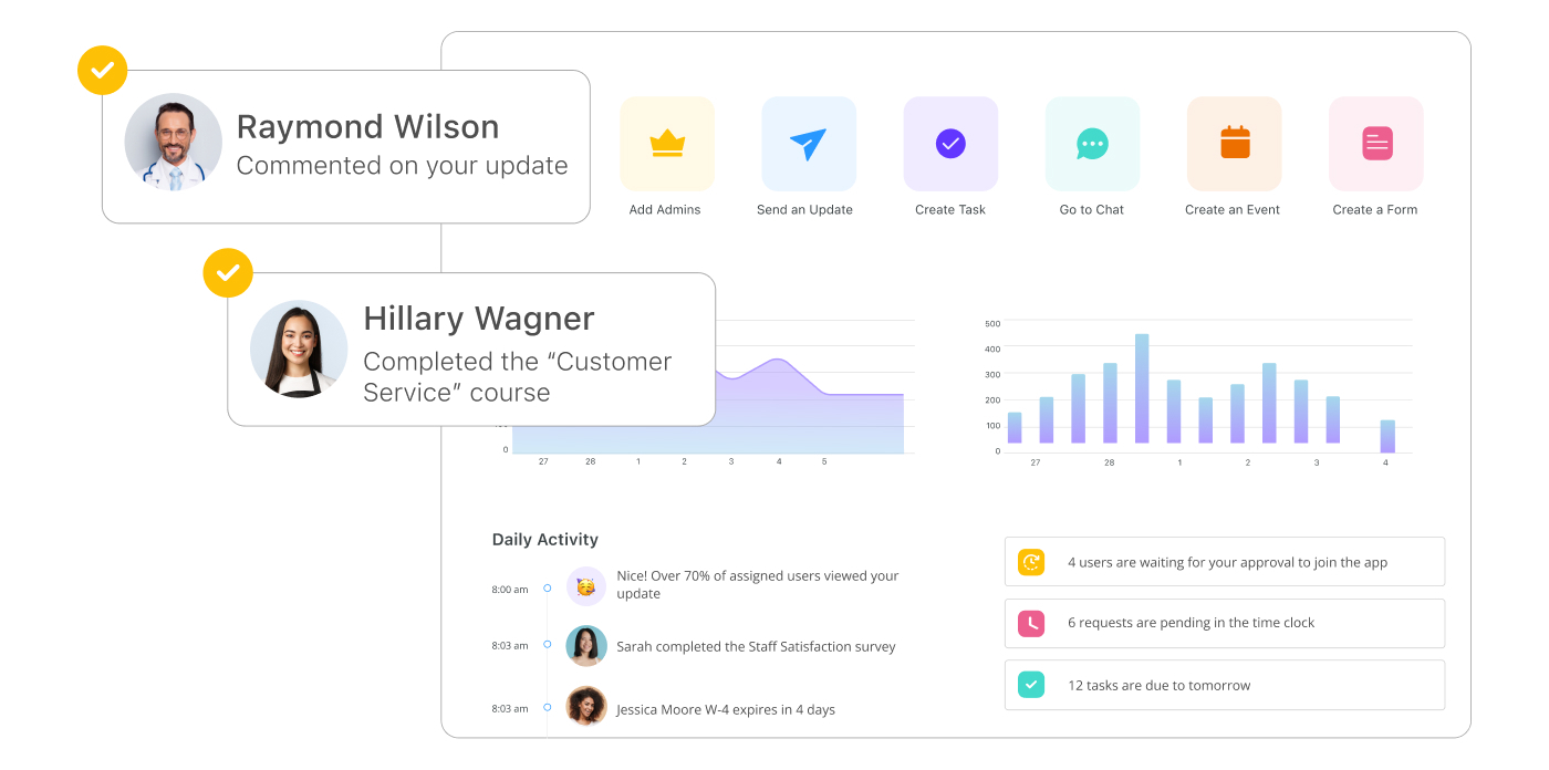 Connecteam app interface