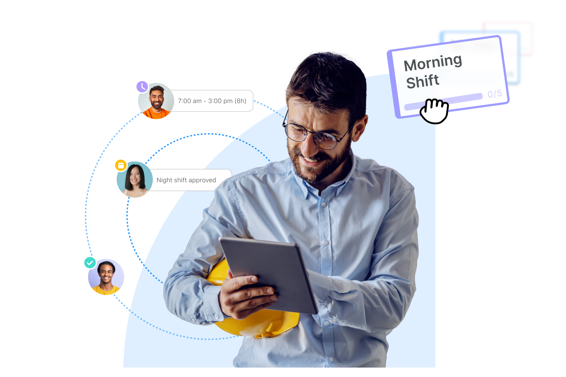 OPS manager in connecteam app