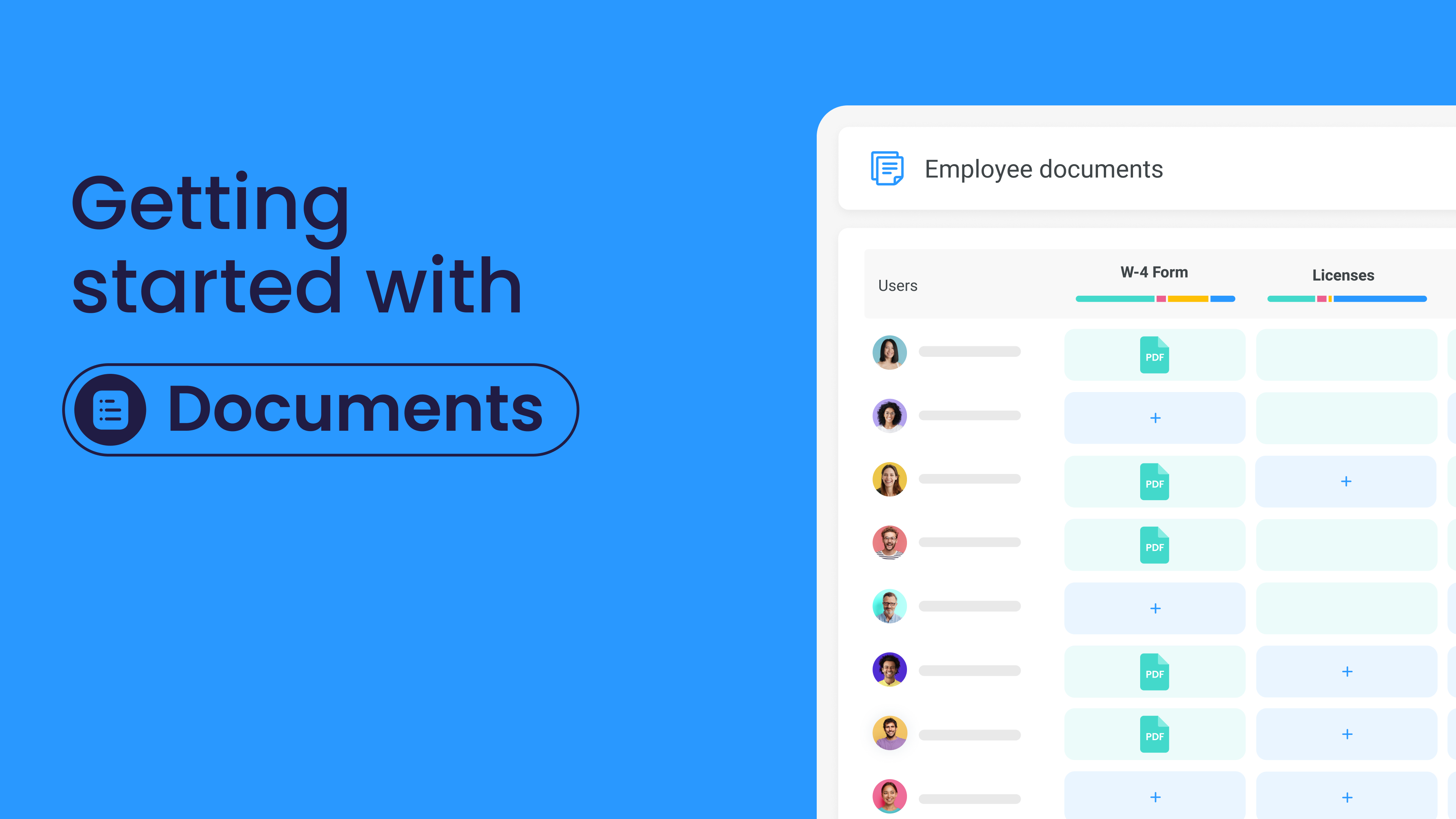 Getting started with Documents