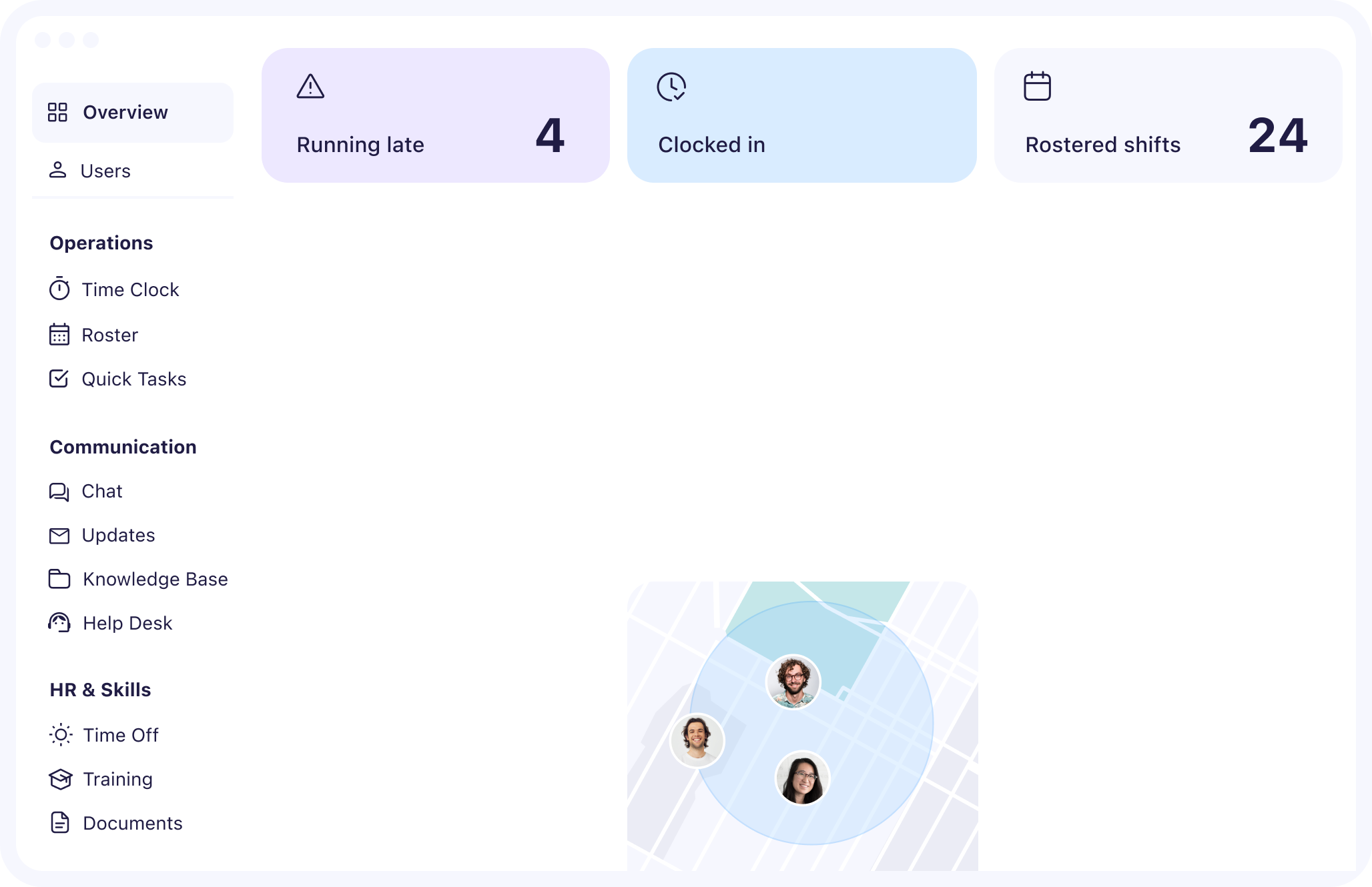 Illustration of Conencteam's Web App