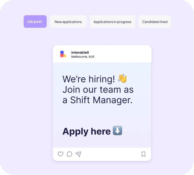 From job listing to hired in no time